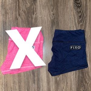 Small Navy Heather Fleos